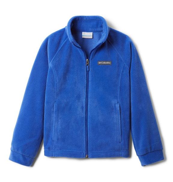 Columbia Benton Springs Fleece Jacket Blue For Girls NZ6589 New Zealand